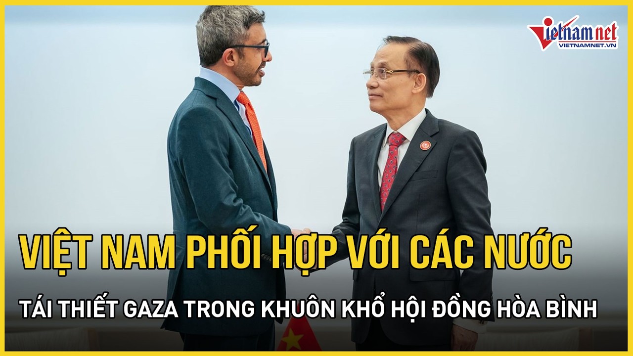 Việt Nam phối hợp với các nước tái thiết Dải Gaza trong khuôn khổ Hội đồng Hòa bình | Báo VietNamNet