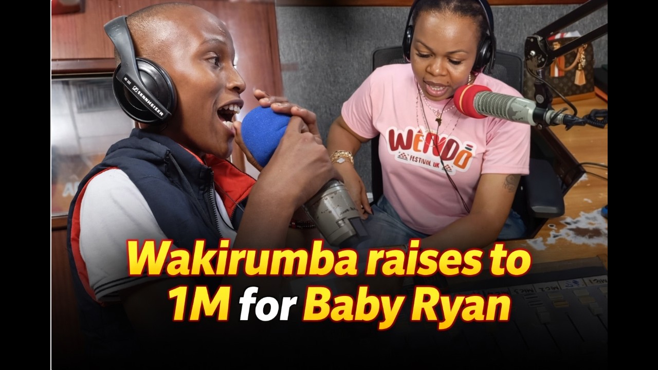 Wakirumba helps raise 1m for baby Ryan live o Kameme Fm|Gathemba|Baby Top