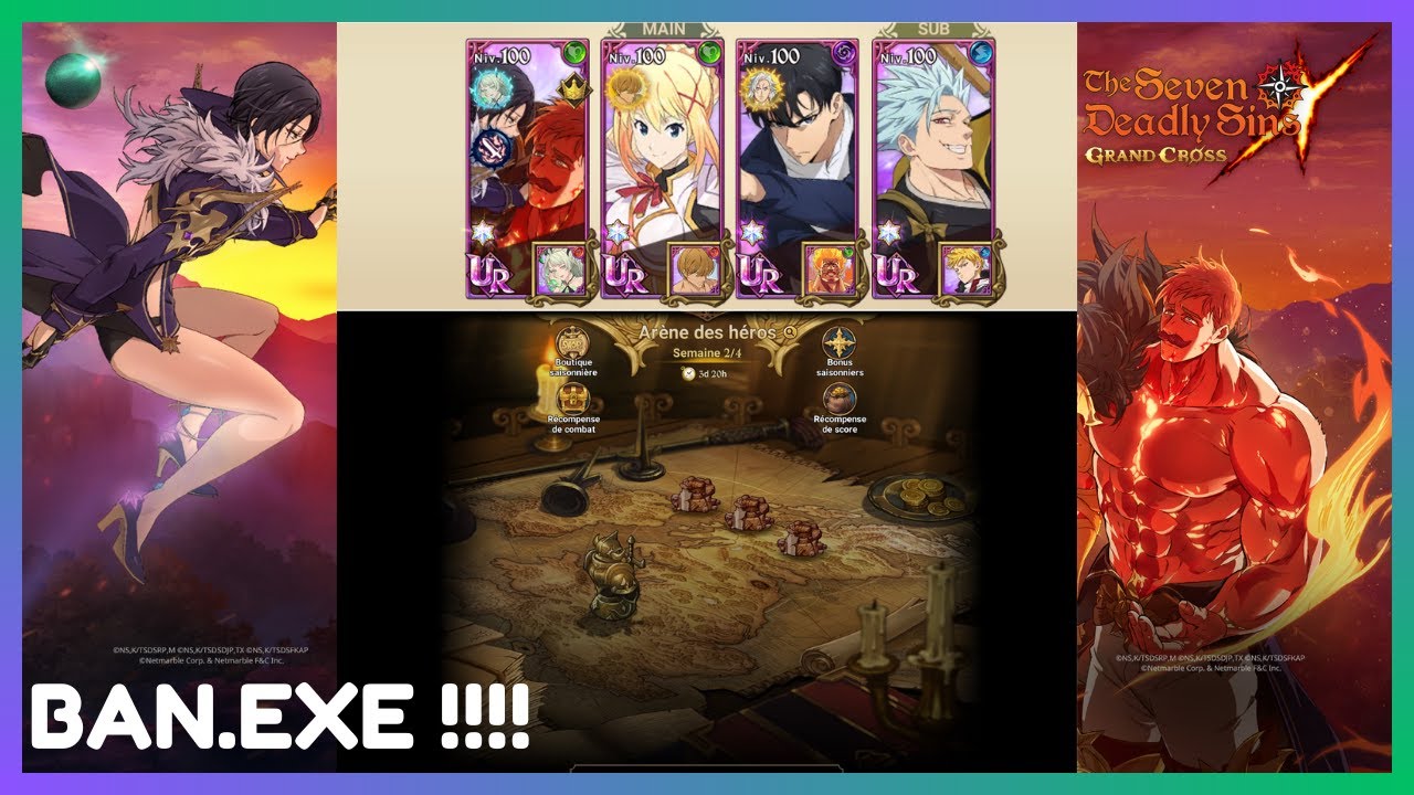 heroes arena avec ban gojo mdrrrr !!! / 7ds grand cross
