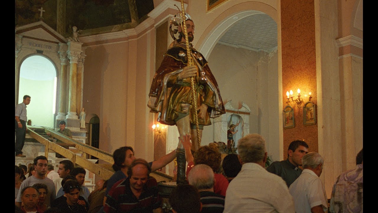 la discesa di San Rocco - Acquaro di Cosoleto 1999