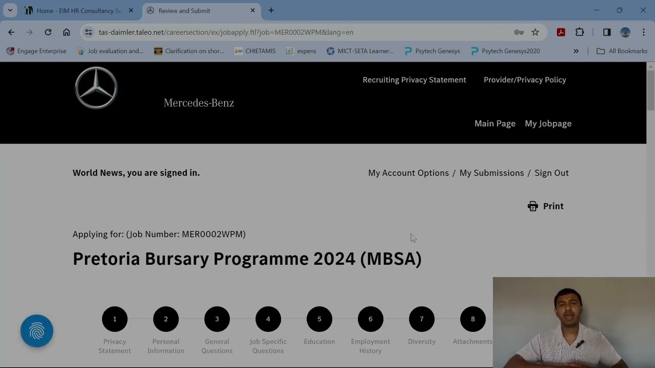 HOW TO APPLY FOR THE MERCEDES BENZ BURSARY 2024