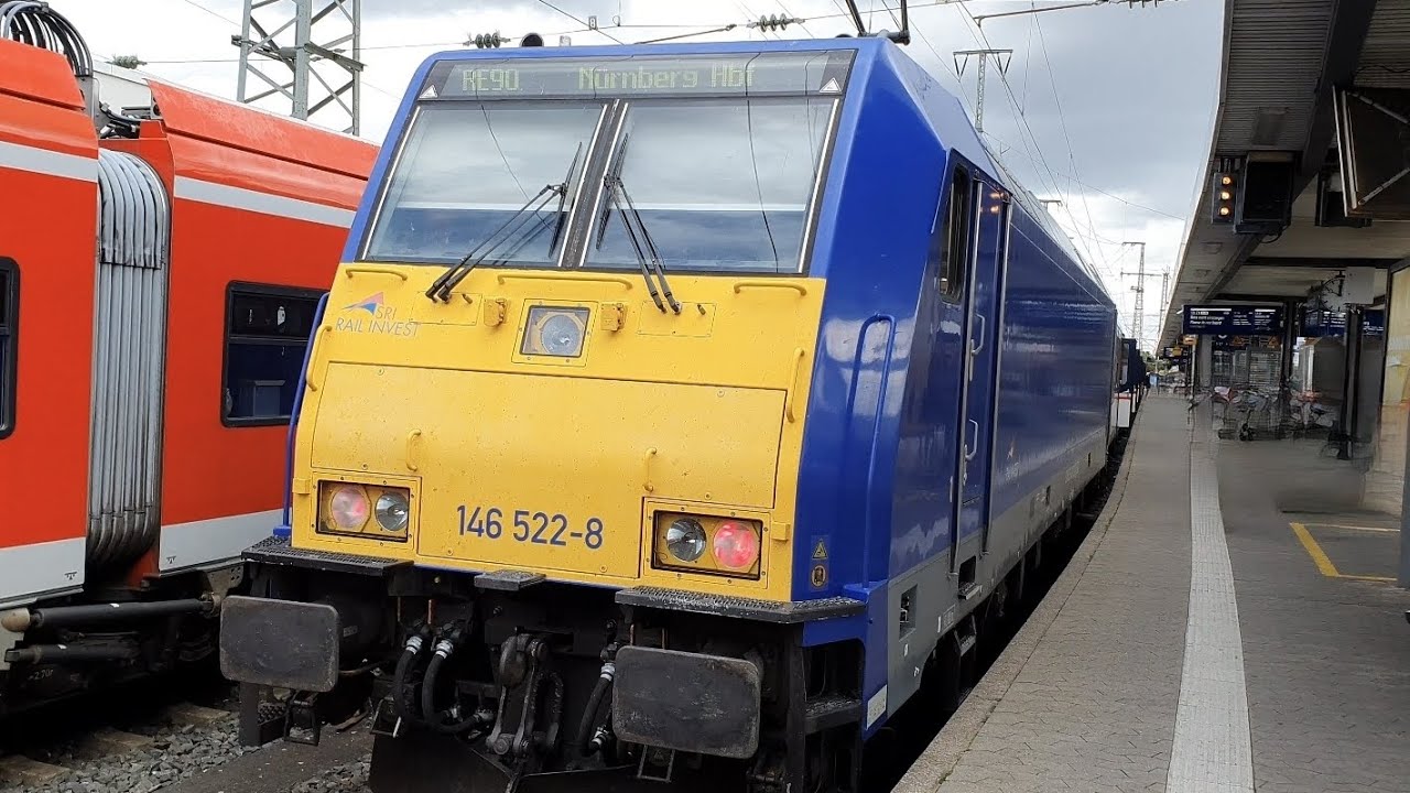 Rundgang im TRI (RE90 nach Stuttgart) am Nürnberg Hauptbahnhof_4K