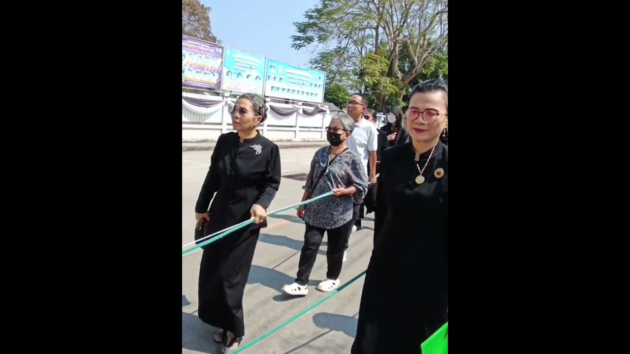 งานศพชาวล้านนา ผู้ว่ายชนม์ แม่อุทร ชมชื่นอายุ 89  ปี