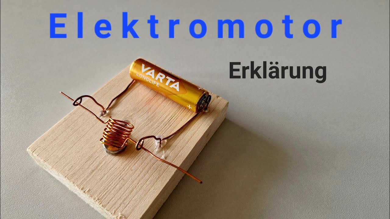 E-Motor zum Selbermachen (Lorentzkraft erklärt)