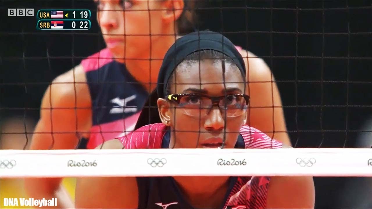 อคินราเดโว  vs เซอร์เบีย โอลิมปิก 2016 Foluke Akinradewo vs serbia volleyball olympics