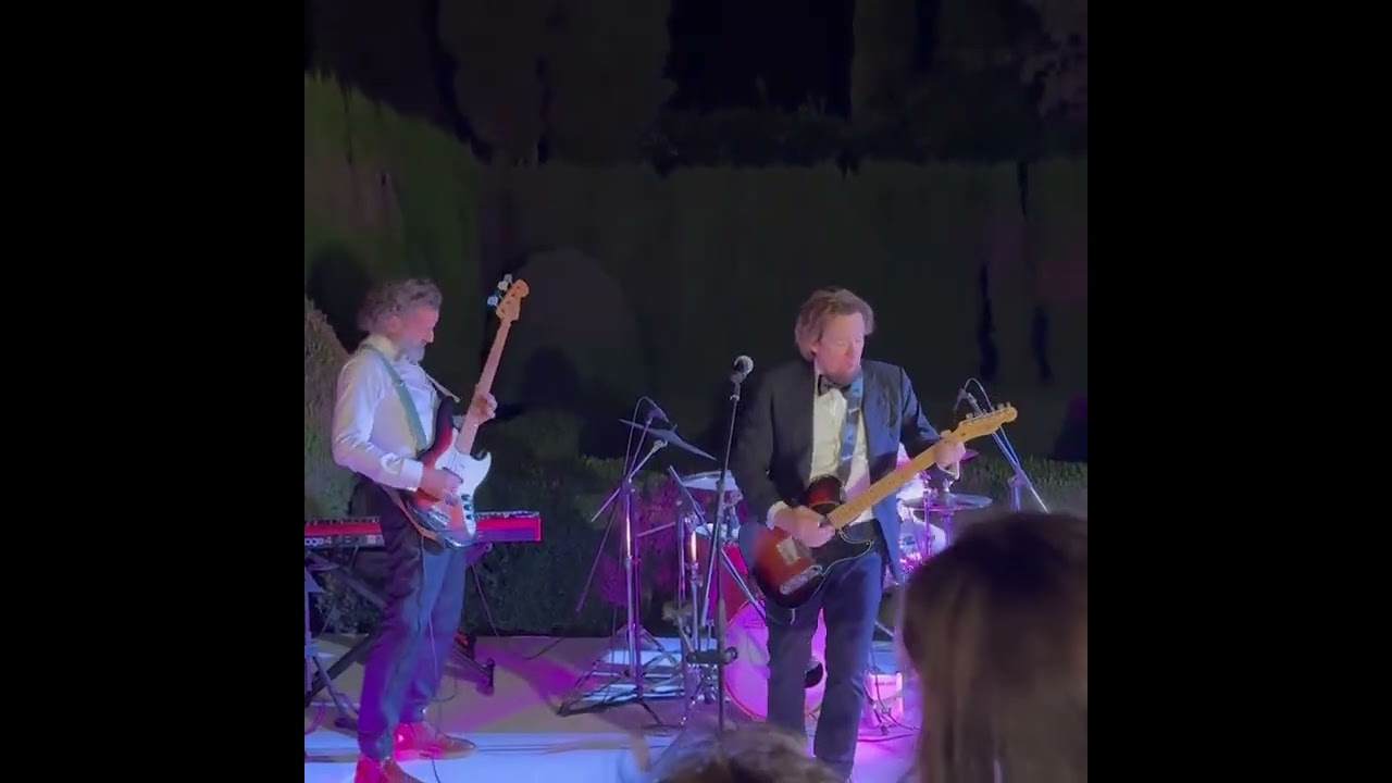 Adrian Smith and Nicko McBrain playing at Adrian's daughter wedding (12.09.2025) #ironmaiden