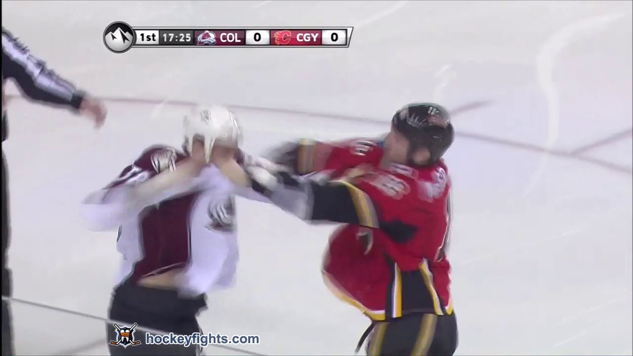 Patrick Bordeleau vs Brian McGrattan Mar 27, 2013
