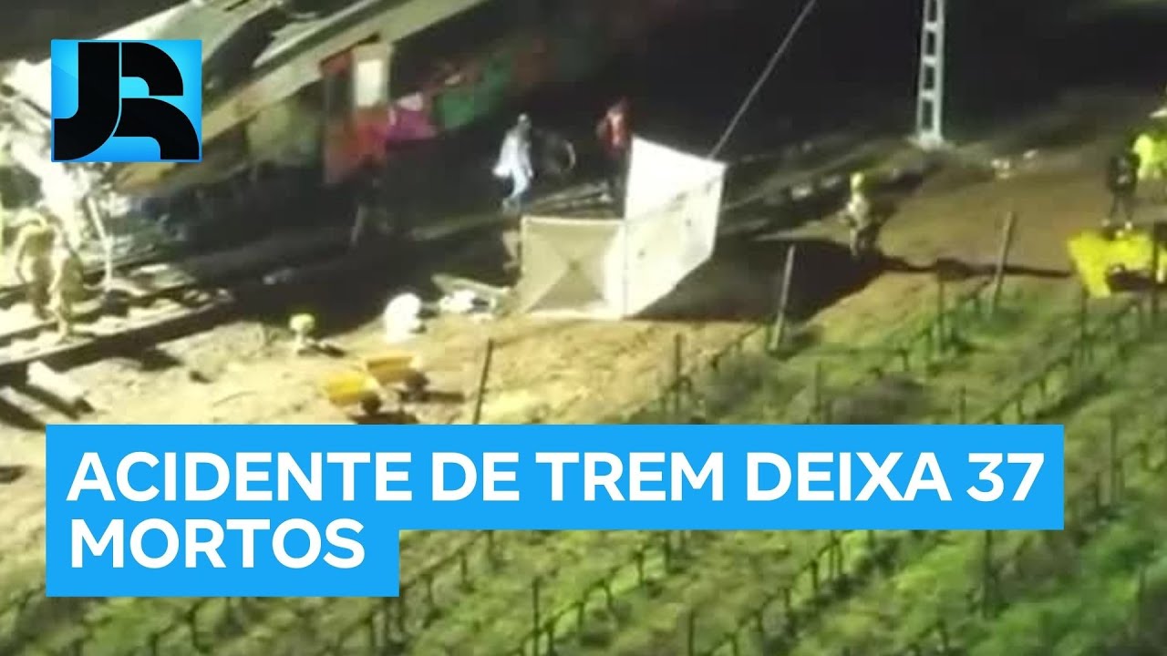 Segundo acidente de trem na Espanha deixa um morto e 37 feridos