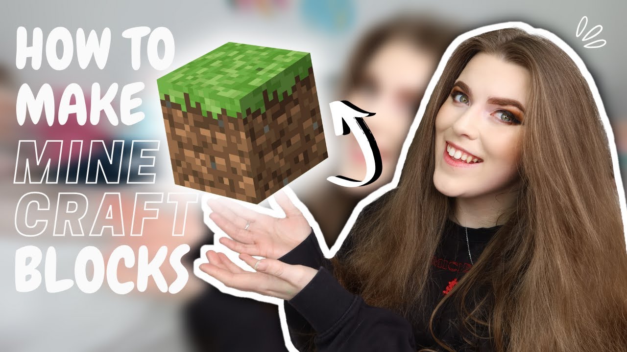 How to paint MINI MINECRAFT BLOCKS!