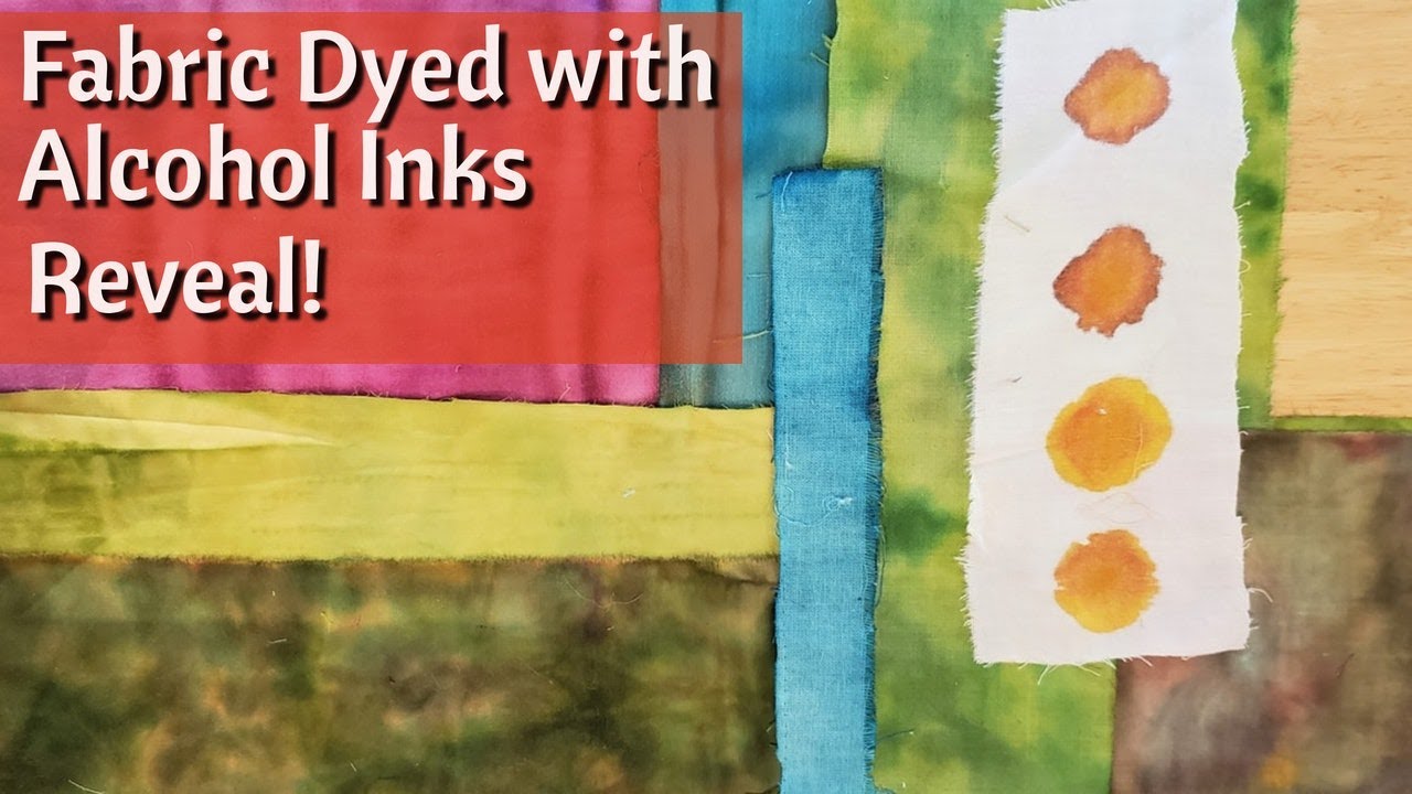 Reveal Alcohol Ink on Fabric