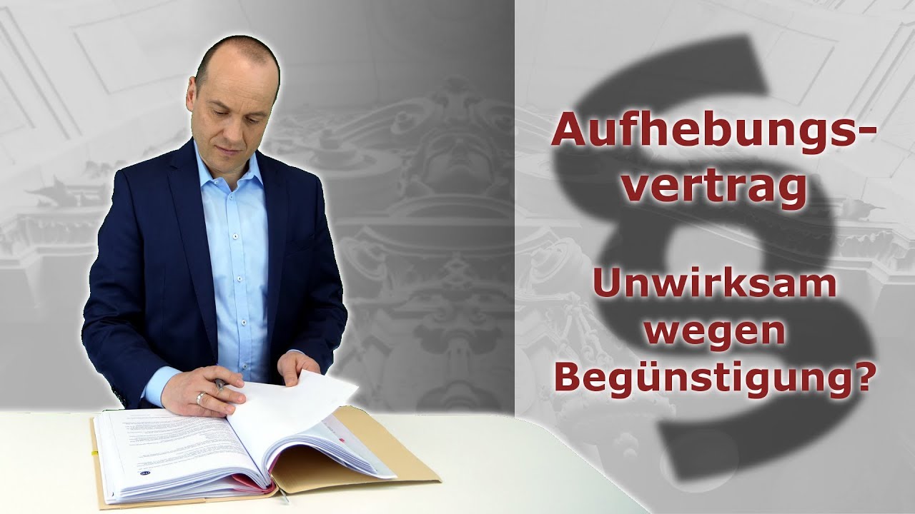 Aufhebungsvertrag - Unwirksam wegen Begünstigung eines Betriebsratsmitglieds? | Fachanwalt Bredereck