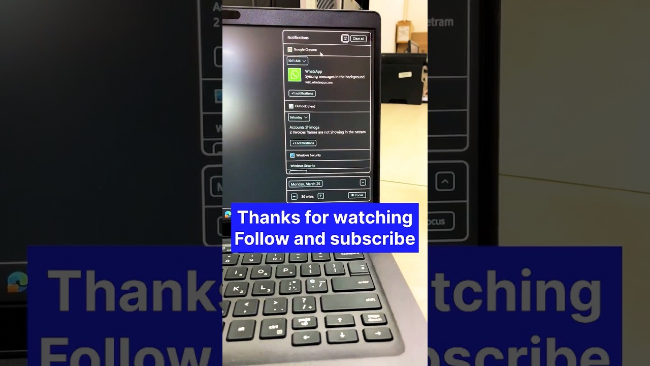 How to check notifications on computer #notification #shorts ##explore #computer #viral #pc