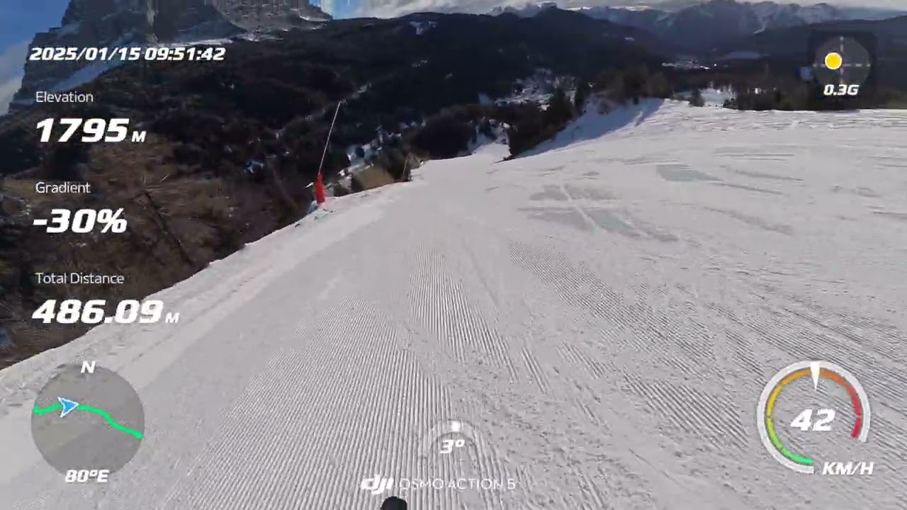Ski resort Civetta - Palafavera slope no.33 Duel