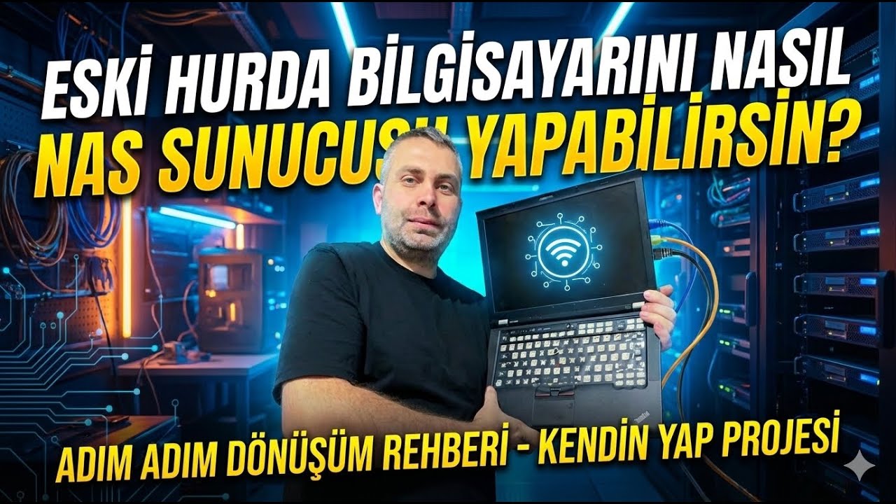 ESKİ BİLGİSAYARI NAS SUNUCUYA DÖNÜŞTÜR VE HER YERDEN BAĞLAN | ADIM ADIM DÖNÜŞÜM REHBERİ