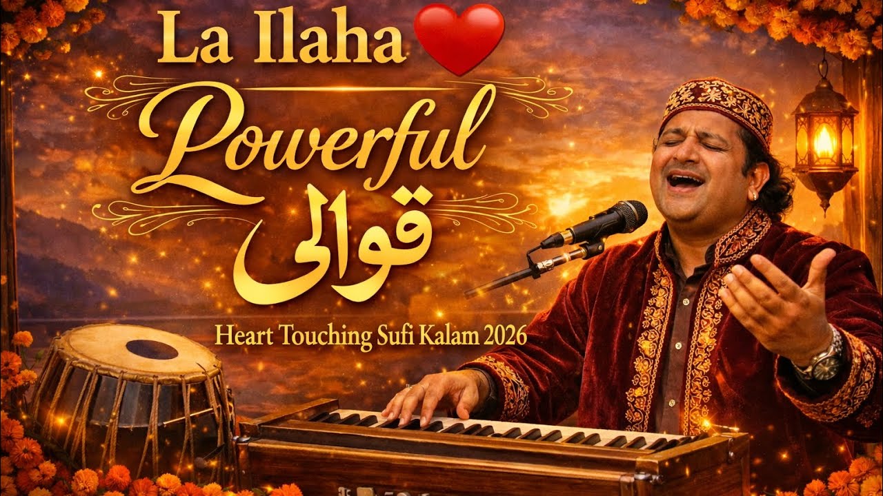 La Ilaha Illallah Qawwali | Heart Touching Sufi Kalam 2026 | Islamic Spiritual Reminder