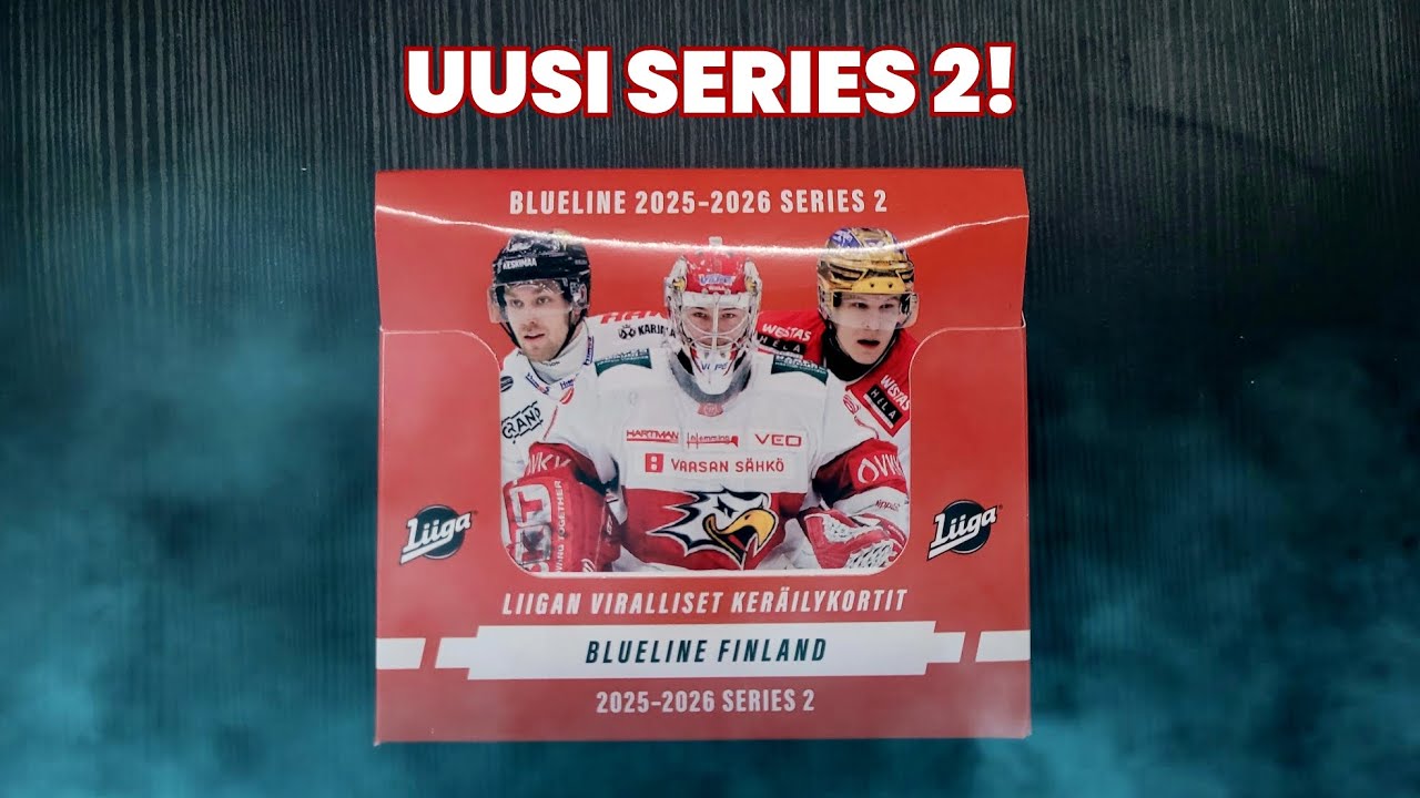 Uudet kortit! | Liiga Blueline 25-26 Series 2 laatikko 