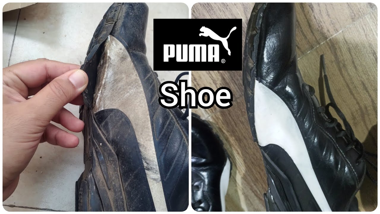 Puma shoe restoration | satisfying process of restoring an old dead shoe.