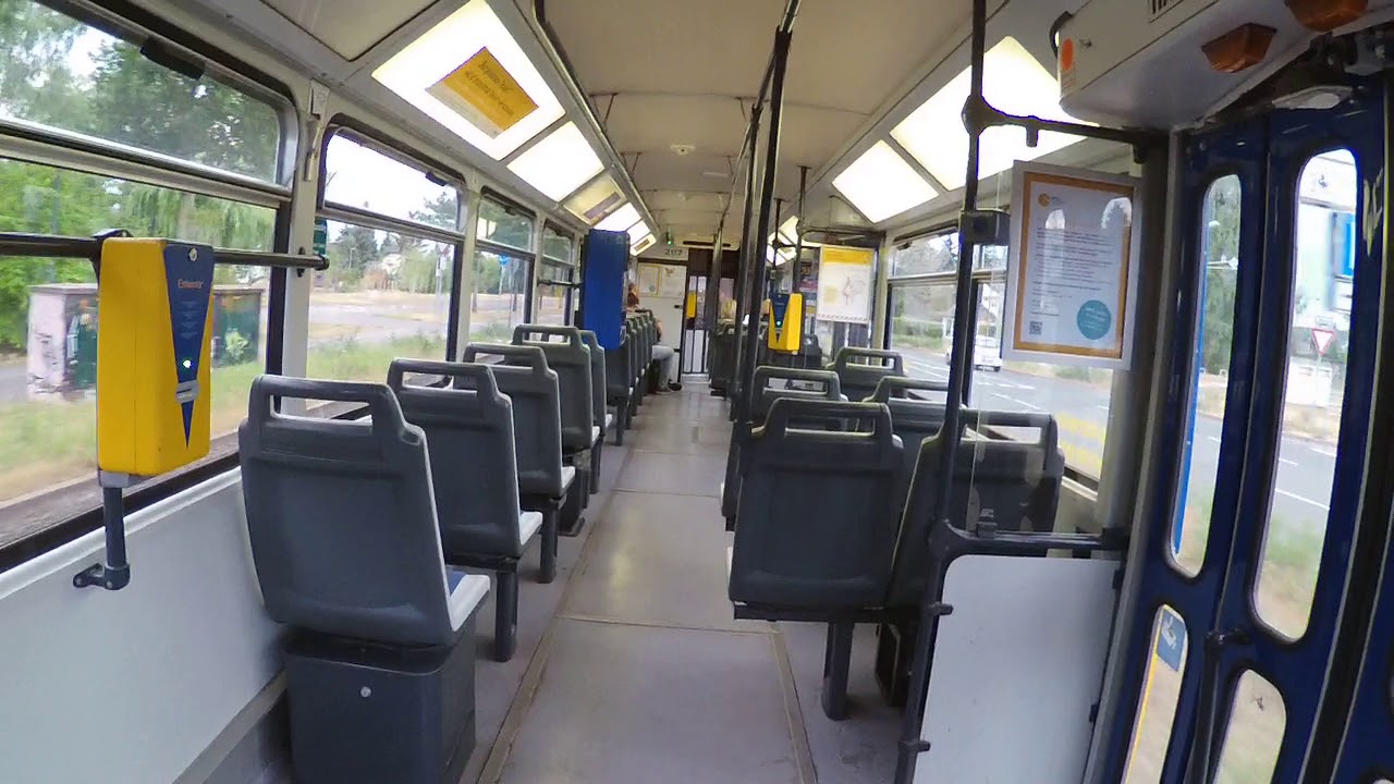 [SOUND] CKD Tatra T4D-M auf Linie 1 in Leipzig