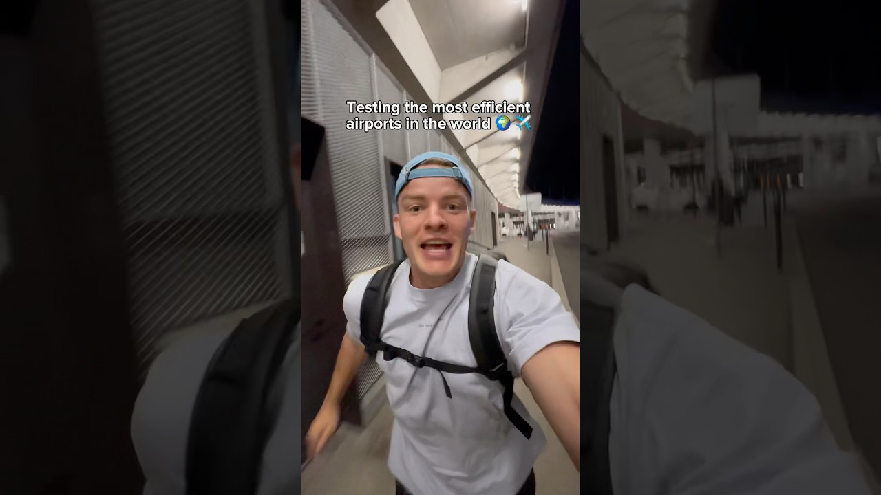 Testing The MOST EFFICIENT Airports In The World 🌍 #travel #europe