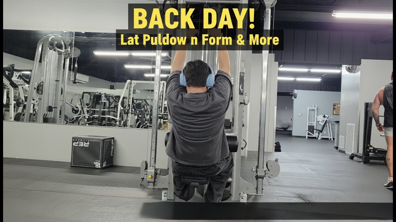 Just another back day. Day 29