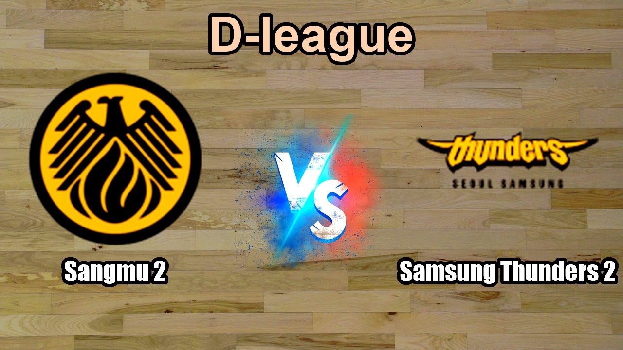 Sangmu 2 vs Samsung Thunders 2 Live Score South Korea D-league