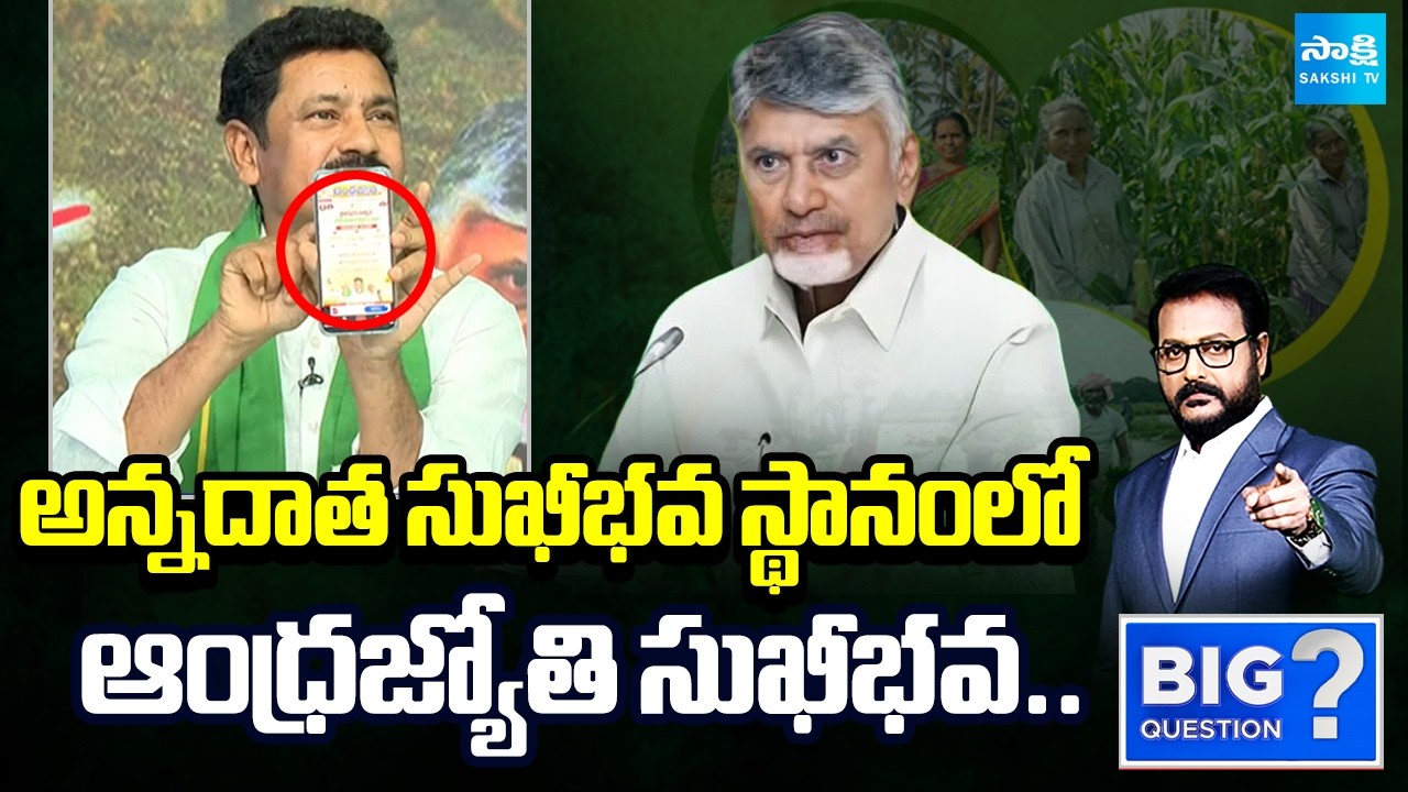YSRCP Madhusudhan Reddy about Chandrababu Annadata Sukhibhava Scheme | ABN Radha Krishna | Sakshi TV