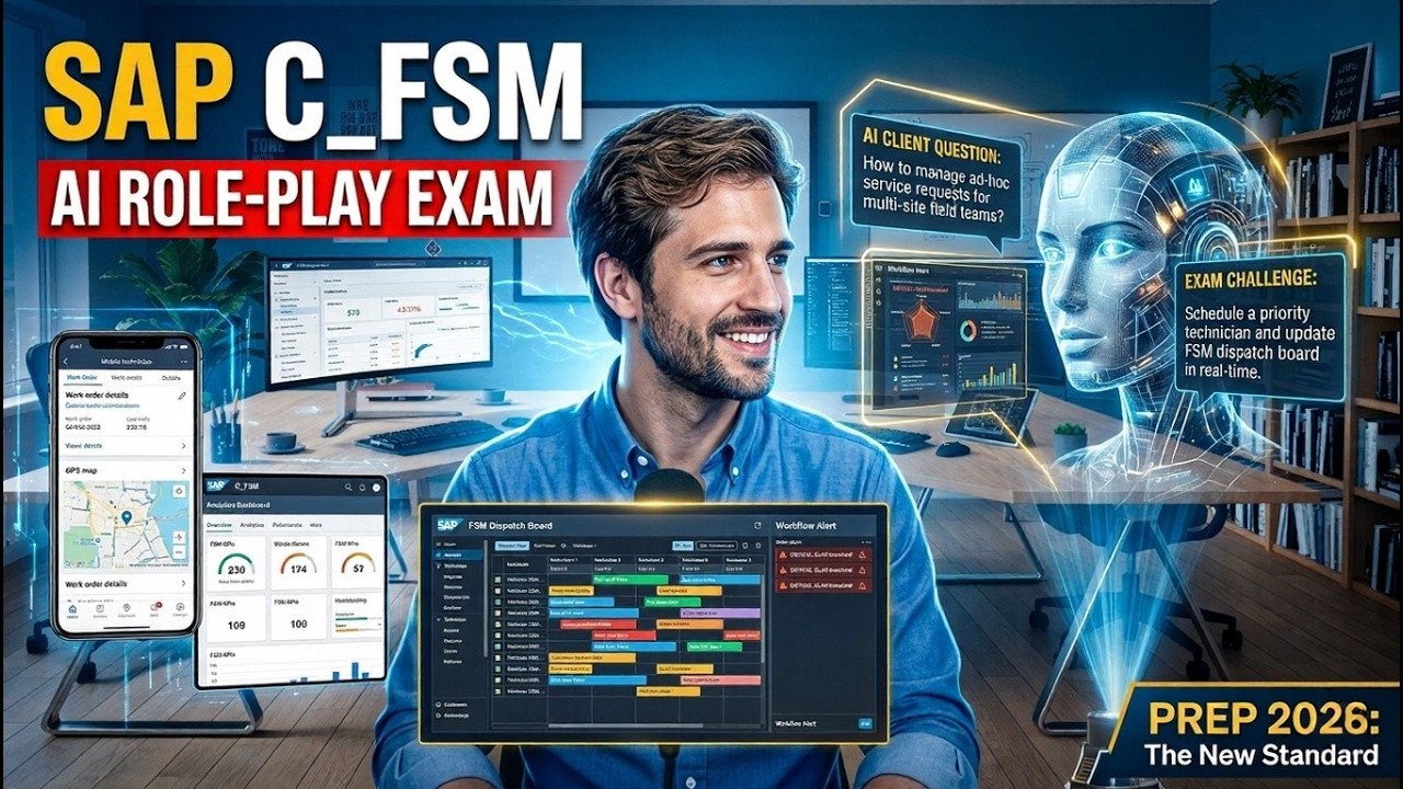 SAP C_FSM Exam Prep 2026 | AI Role-Play Scenarios Explained | SAP Field Service Management