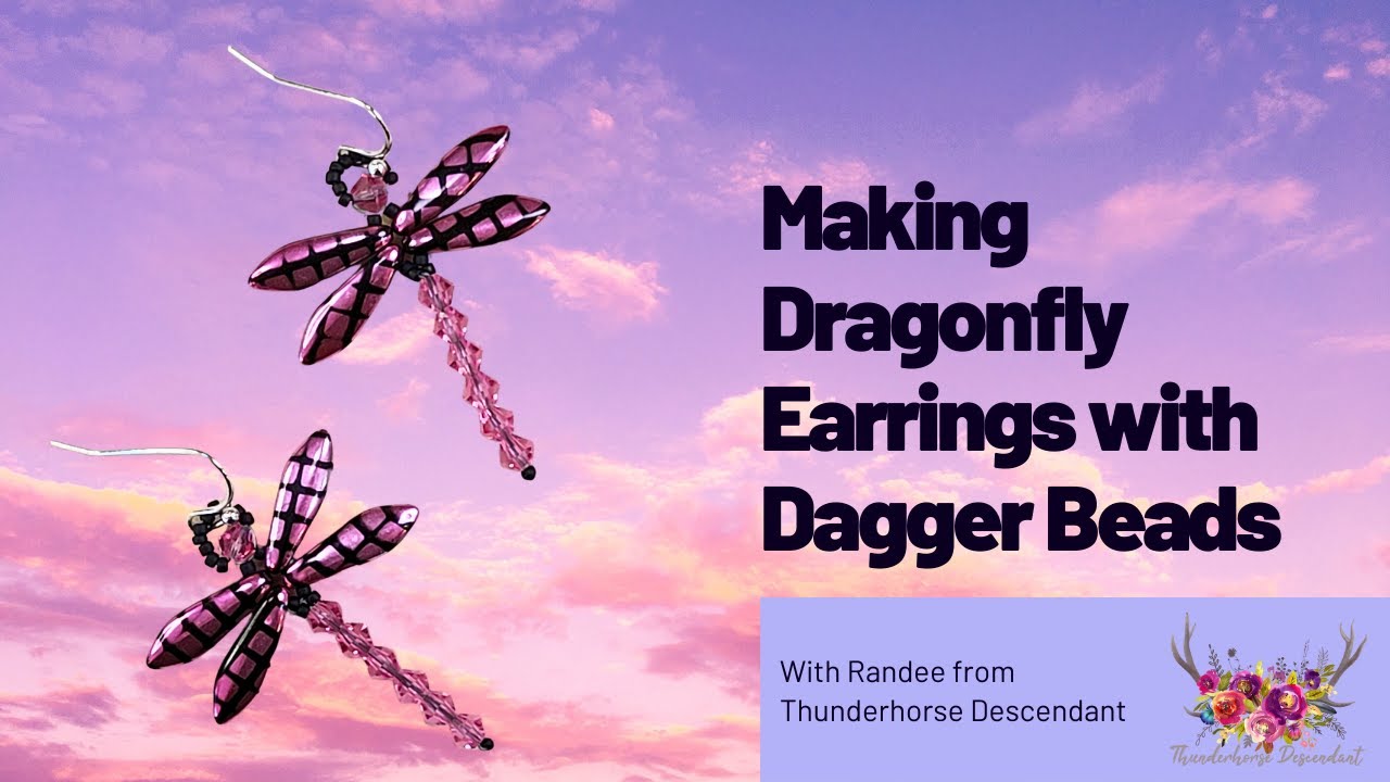 Conquering My Beading Nemesis: Dragonfly Earrings Tutorial | Thunderhorse Descendant