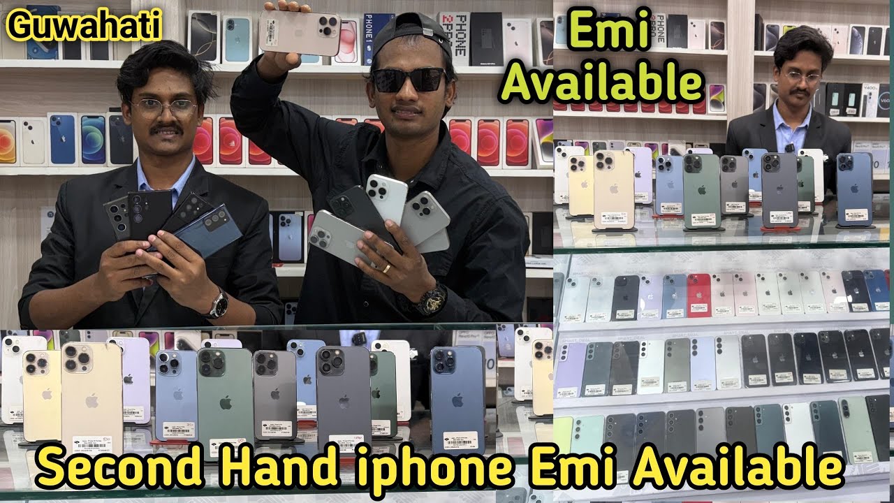 Second hand iPhone Market in Guwahati || EMI Exchange Available || iPhone 6000 