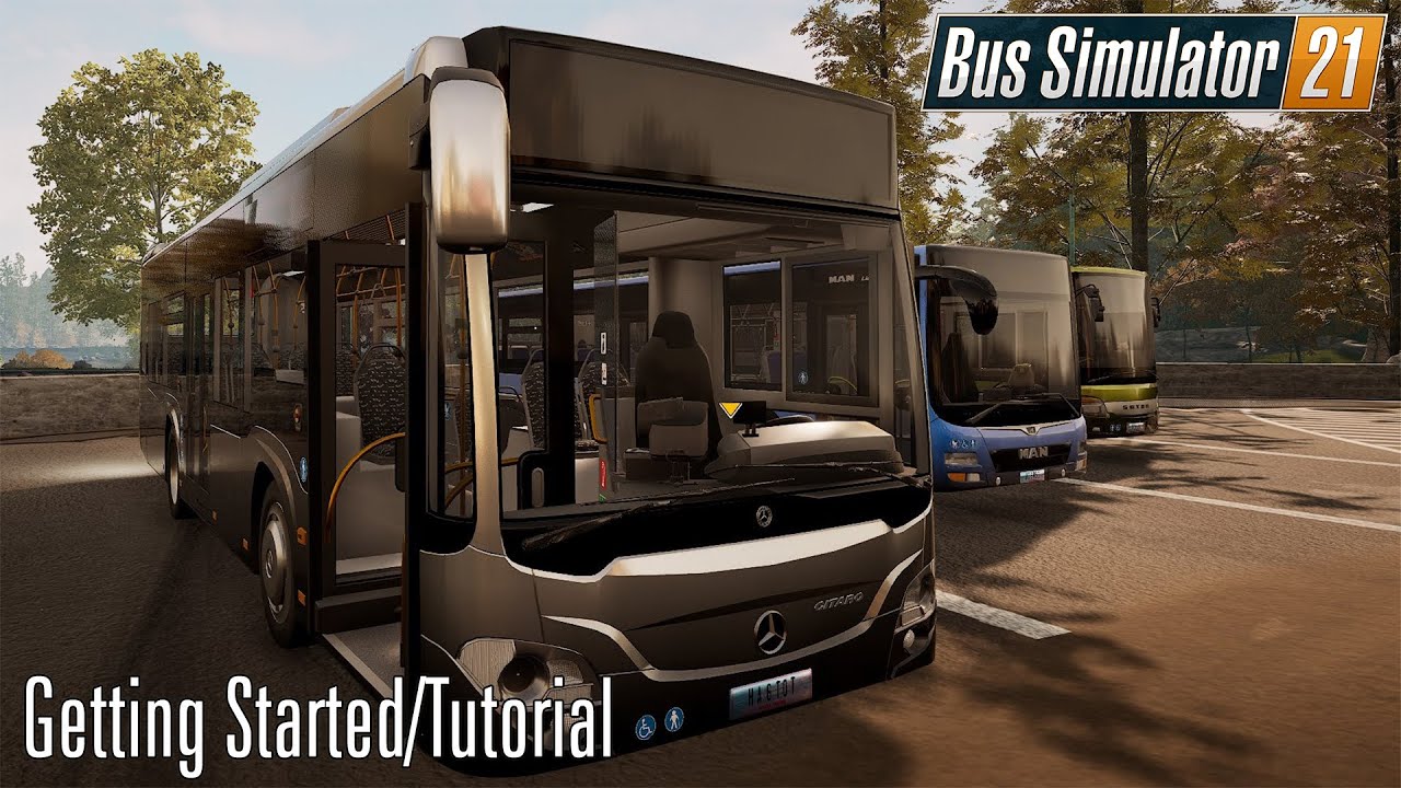 Bus Simulator 21 Angel Shores, карьера №1 — Начало работы/Обучение