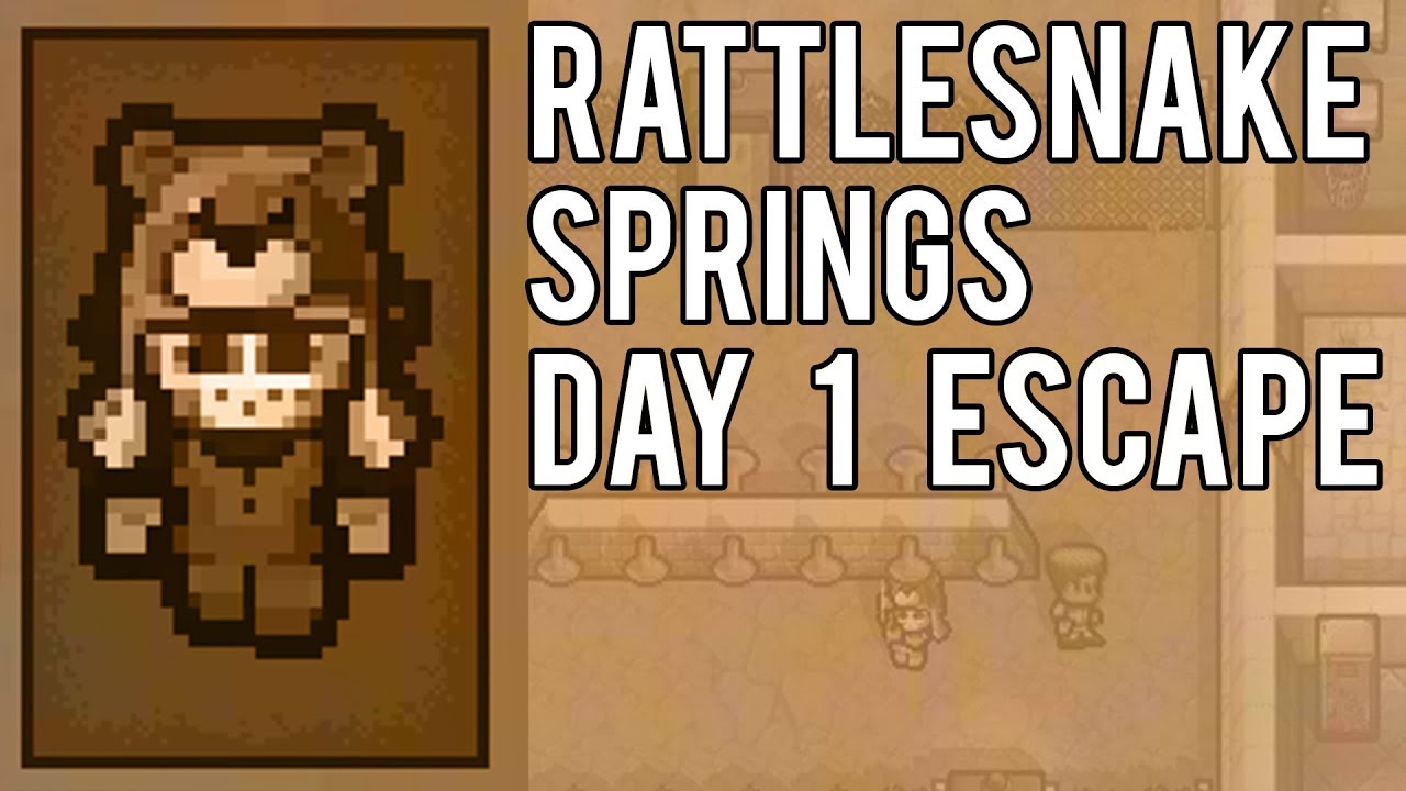 The Escapists 2 | Rattlesnake Springs Day 1 Escape | Perimeter Escape Guide