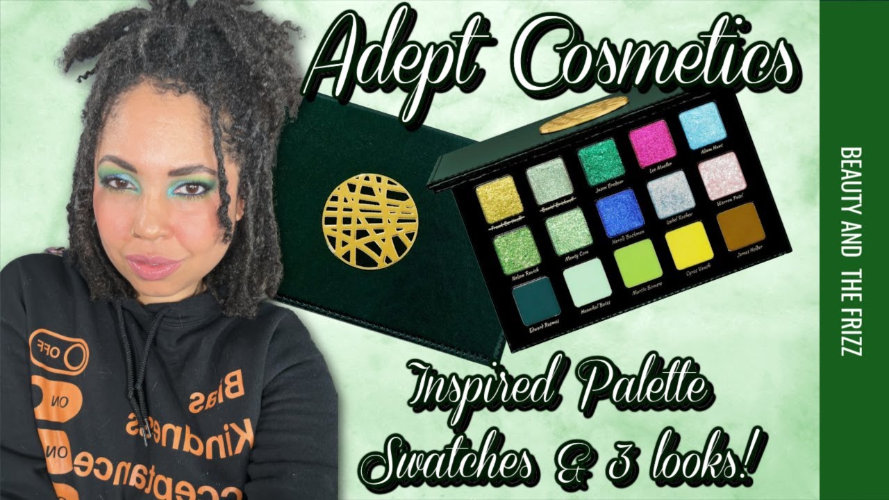 Adept Cosmetics Inspired Palette! Swatches and 3 Looks! MIMOSAS & MAKEUP #113