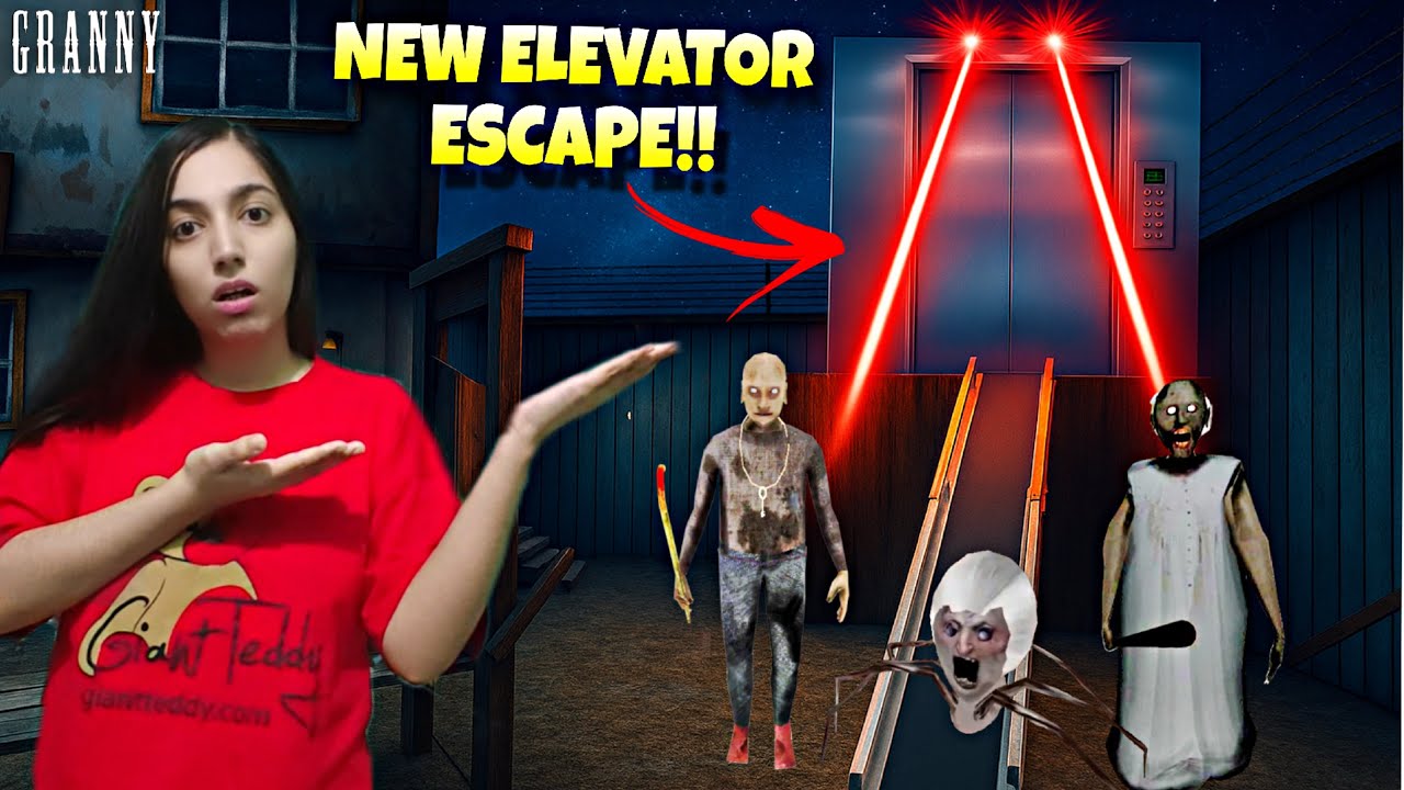 NEW ELEVATOR ESCAPE IN GRANNY FULL GAMEPLAY (UNOFFICIAL)