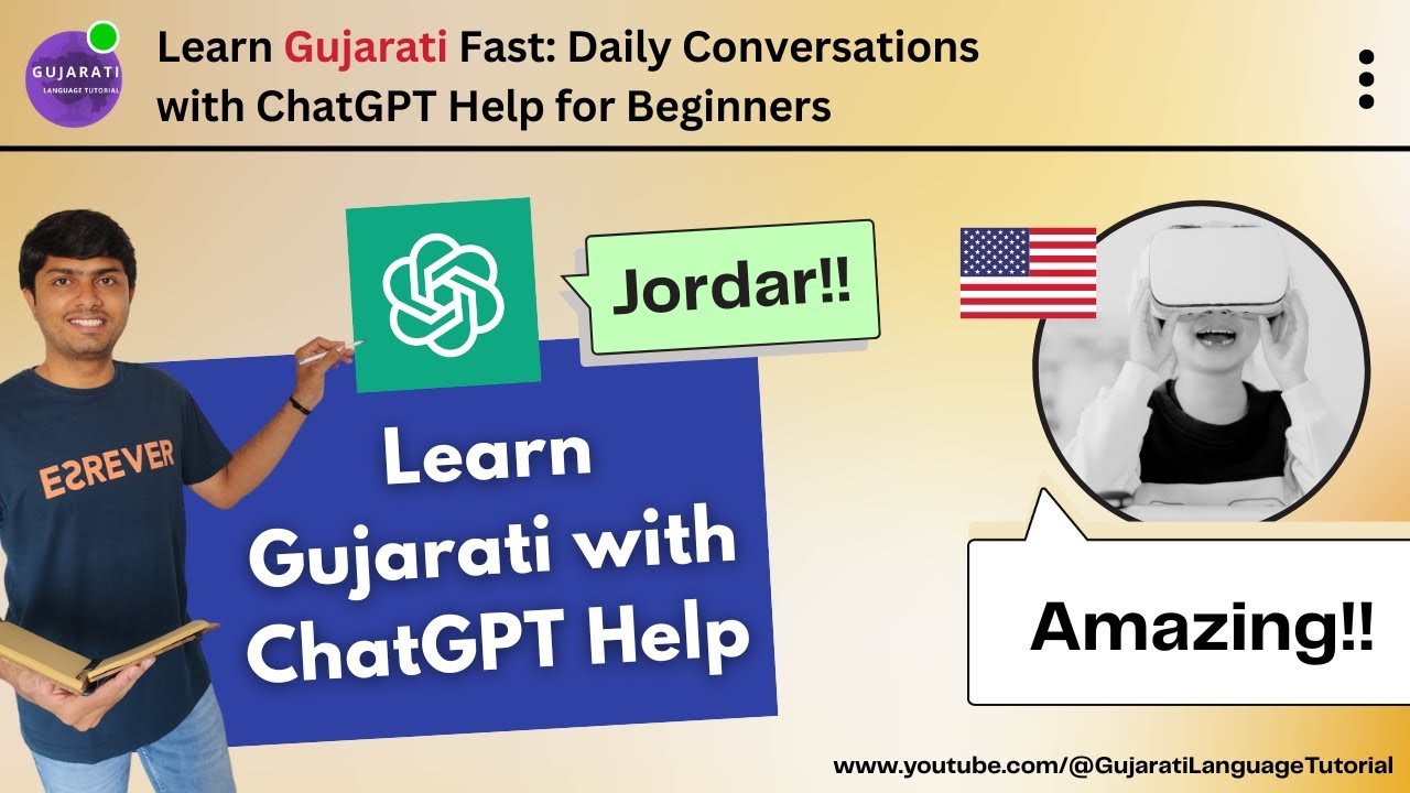 Learn Gujarati Fast Daily Conversations with ChatGPT Help for Beginners