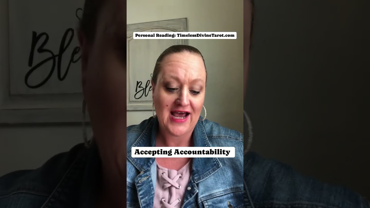 Accepting Accountability #tarotreading #tarot #shorts