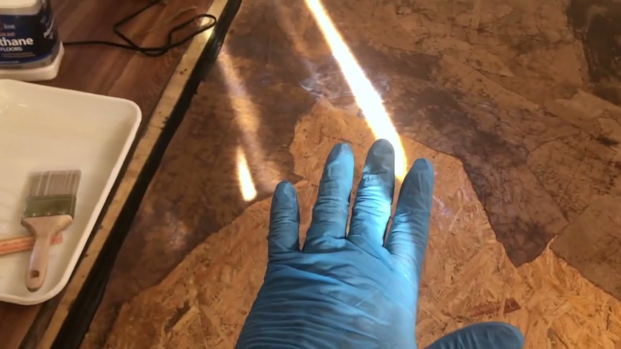 Brown Paper Bag Floor | Tiny Home Living