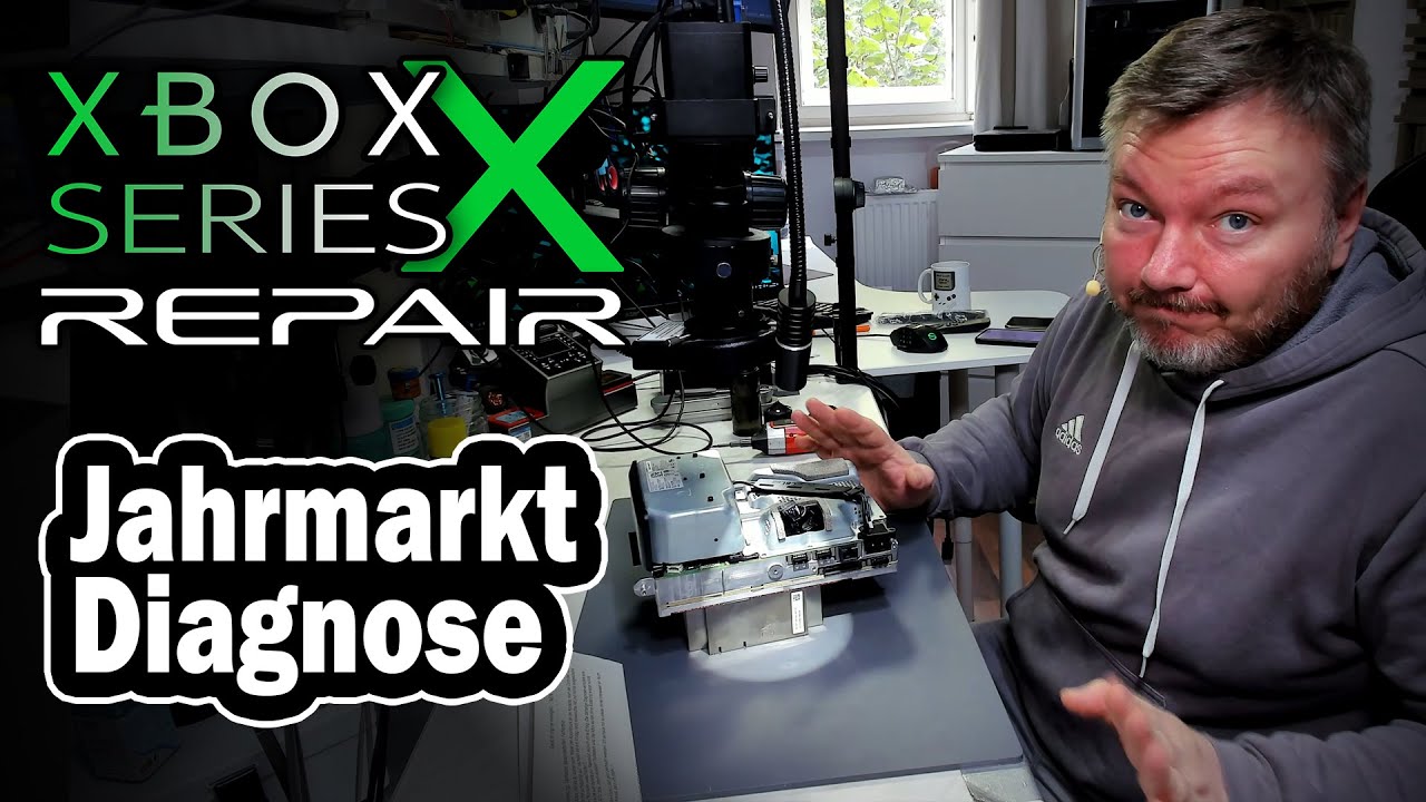 XBOX Series X Repair | Techniker stellt Jahrmarkt Diagnose, schauen wir einmal | PCB Solder Berlin
