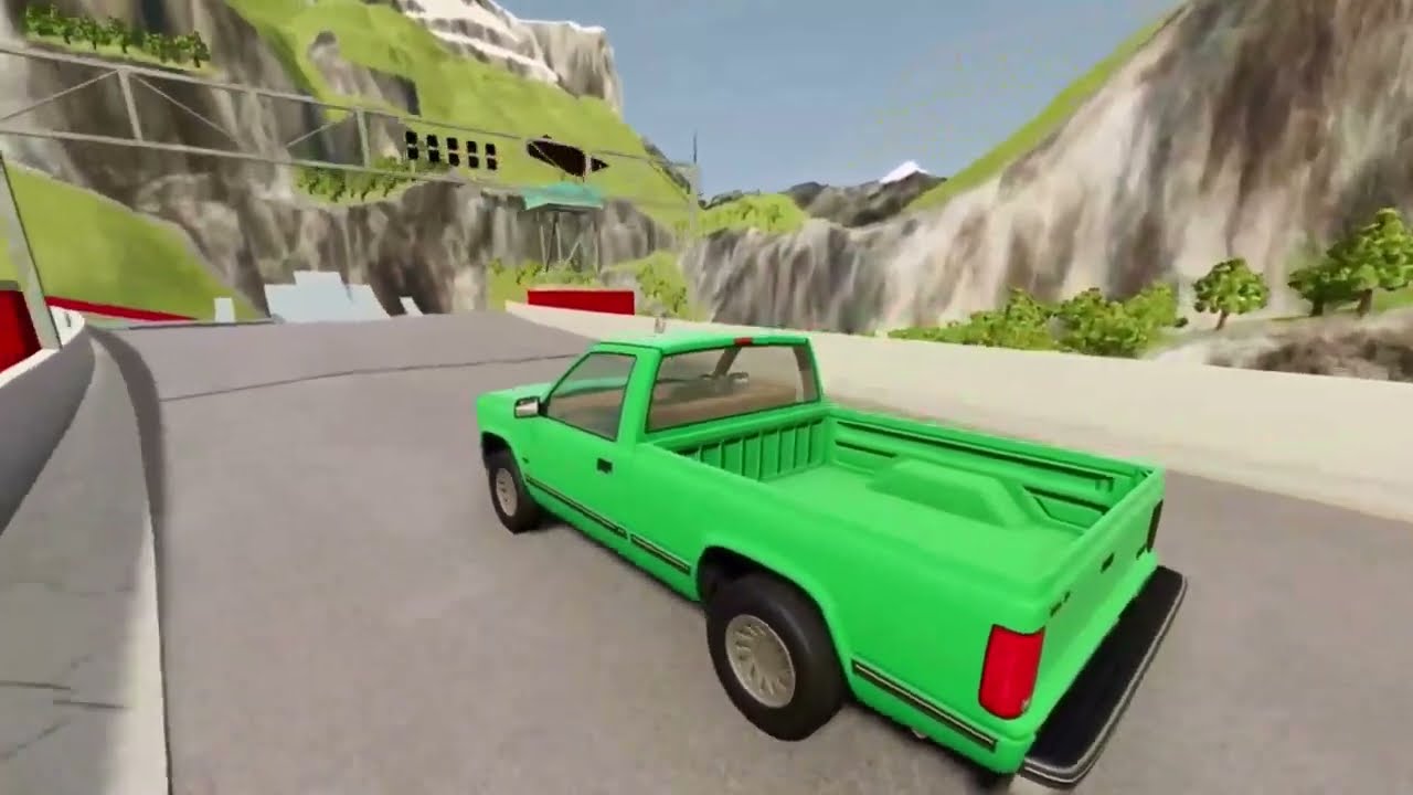 Cars vs Cliff #317   BeamNG DRIVE