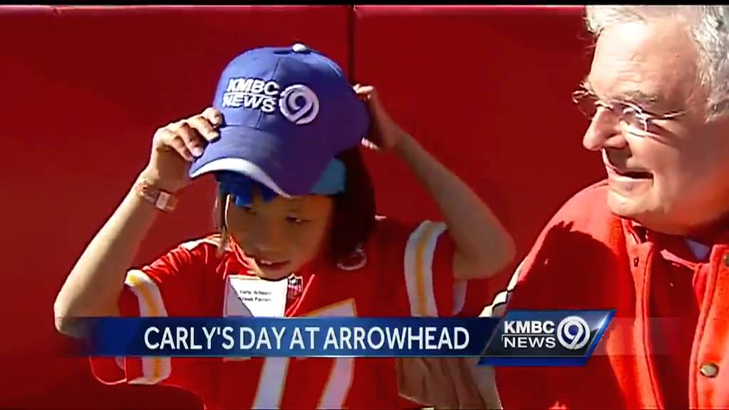 Carly Schwarz enjoys her 'Dream Kid' day at Arrowhead