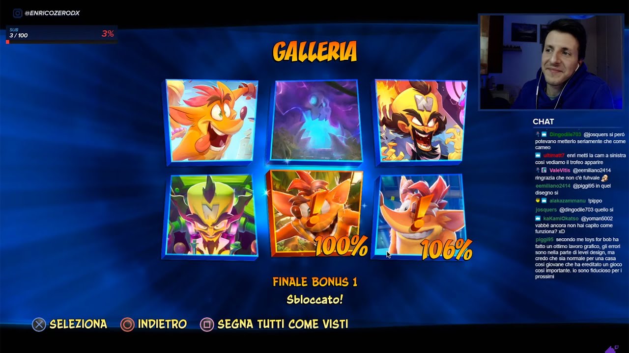 Crash 4 al 106% e Platino: Finale Completamento EP.18 [CB4 N.29]  (25/11/2020)
