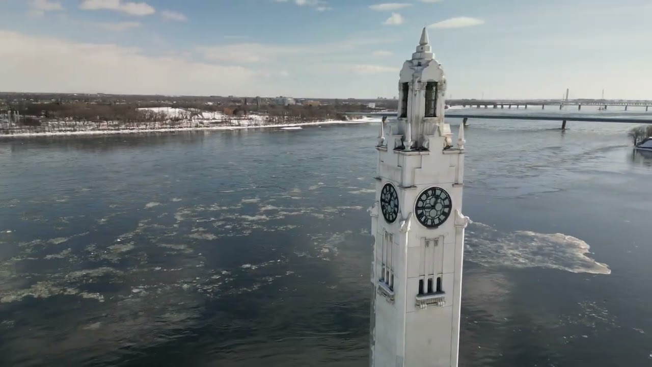 Drone Flight Old Port Montreal, Quebec 2026/02/09