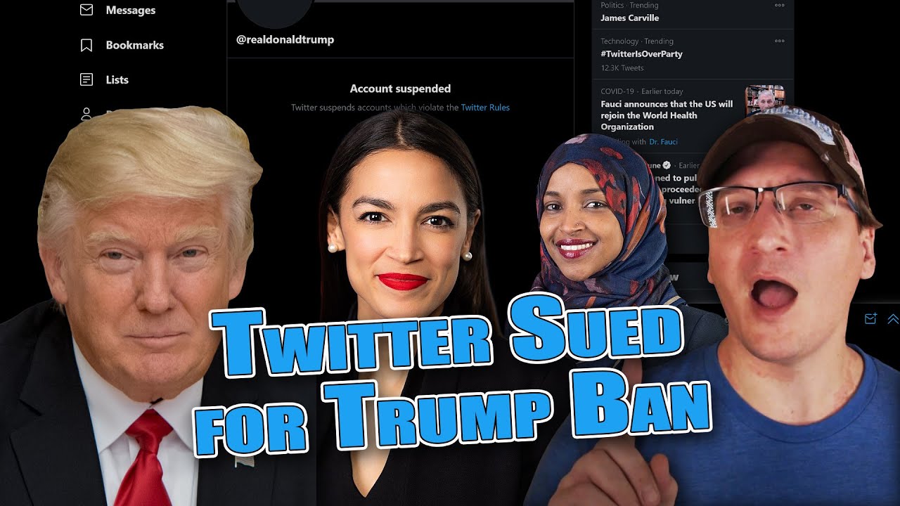 Twitter & AOC Sued for Banning Trump #FreeSpeech