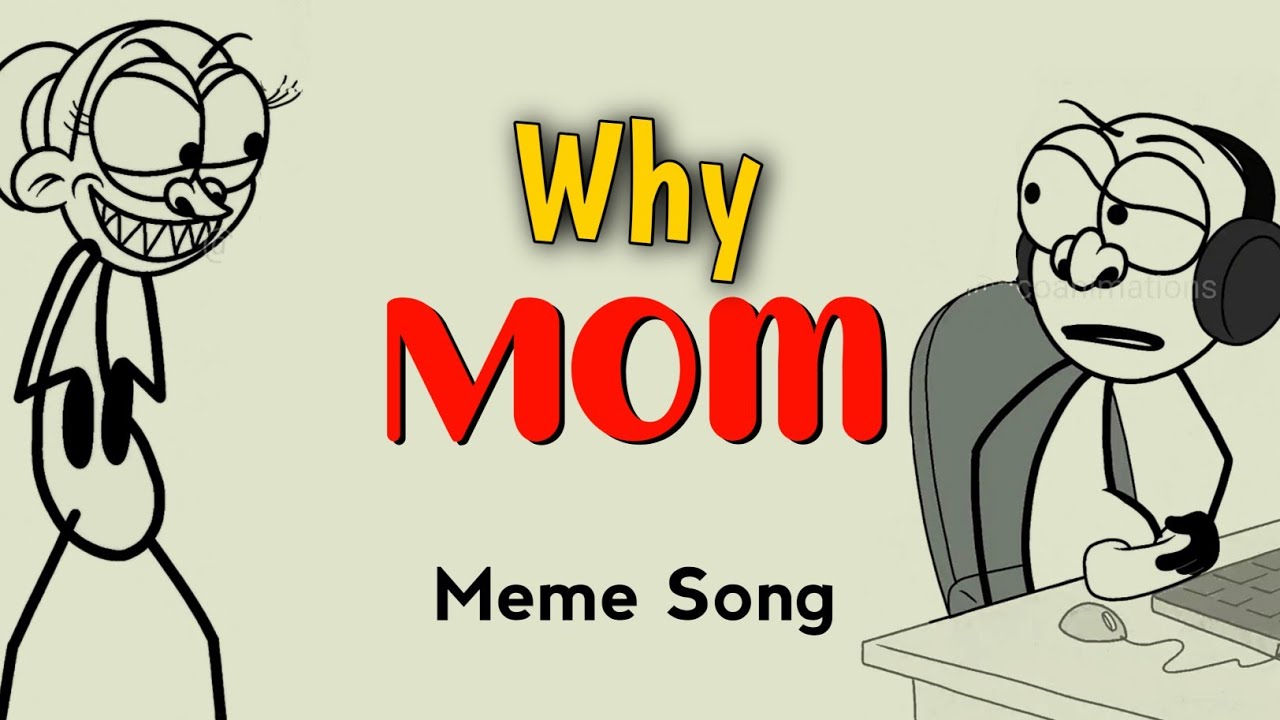 Why Mom?😭 (Remix)🤣 | Funny Animation Meme Song | 4K Memes | Orchestra Mix