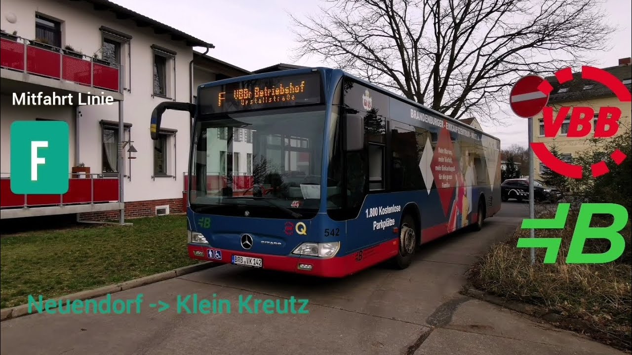 Busmitfahrt im C1 Facelift von Neuendorf bis Klein Kreutz auf der Linie F komplette Linie!