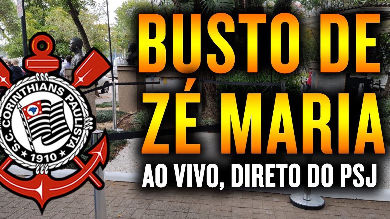 CORINTHIANS INAUGURA BUSTO DE ZÉ MARIA NO PARQUE SÃO JORGE| VEJA AO VIVO