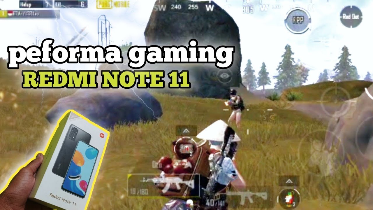 REDMI NOTE 11 PUBG MOBILE TEST 2023