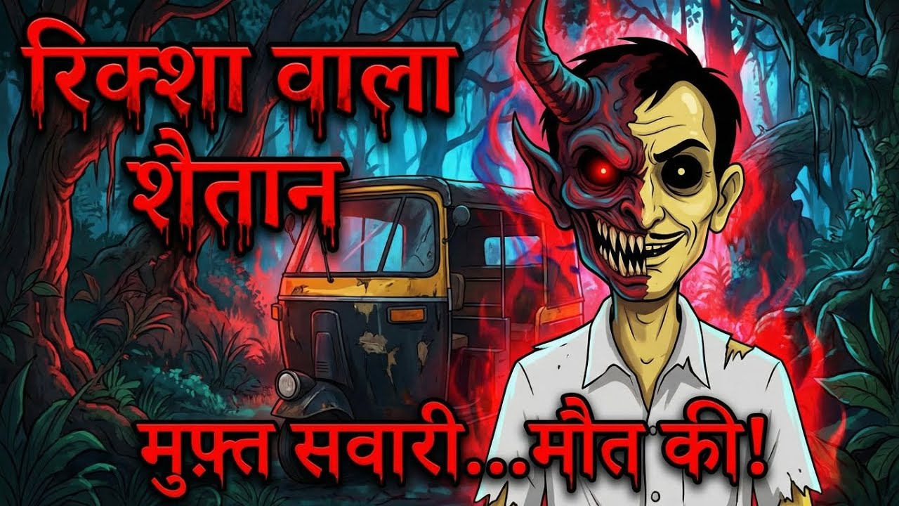 Muft Savari Ka Sach 😨 | Riksha Wala Shaitan Ki Khaufnaak Kahani #HorrorStoryHindi#kukutv#ghoststory