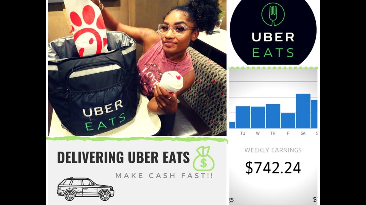 How I make $750+ A week driving Uber Eats!!🤑💵