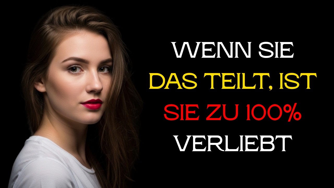 Wenn sie das teilt, ist sie hundertprozentig in dich verliebt!