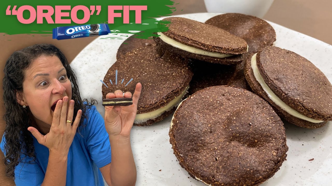 COMO FAZER BISCOITO RECHEADO FIT CASEIRO [tipo Oreo]